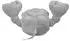 Pokémon Pokémon Fit Kleinstein Plüschtier 22cm