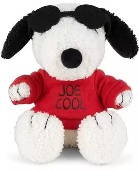 Bon Ton Toys Snoopy Joe Cool Kuscheltier, creme/rot, 20cm