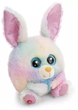 NICI Kuscheltier GLUBSCHIS Baby Hase Rainbow Candy