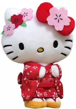 Sakami Merchandise Hello Kitty Plüschfigur Kimono Version 22cm (GW5871)