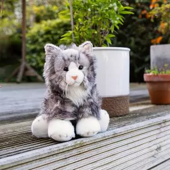 Tobar Animigos Kuscheltier graue Katze