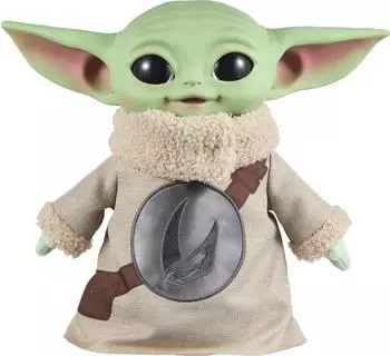 Mattel Grogu 11'' Vinyl Head Teddy, grün, Kinder (JKN43-UNIT)