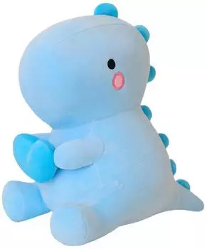 LuxusKollektion Plüschdinosaurier mit Herz, blau, 50cm
