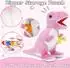 LuxusKollektion Dino Kuscheltier XXL Set 50cm, rosa, mit 5 Babys (6-teilig)