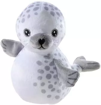 Heunec ANTI-STRESS Robbe, Pl&uuml;schtier mit Memory-Foam-F&uuml;llung, 18 cm (422032)
