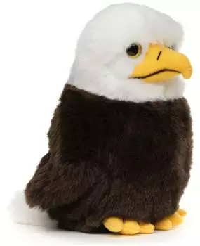 UNI-TOYS Wei&szlig;kopfseeadler Baby Pl&uuml;schtier, 17cm