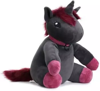 Corimori Ruby das Punk-Einhorn XL Plüschfigur, schwarz, 45cm (1849)
