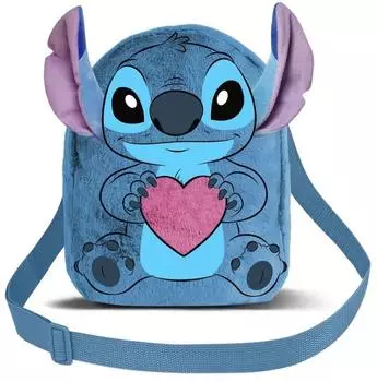 Karactermania Lilo & Stitch Pl&uuml;sch-Tasche blau Kinder 21x18x10cm