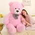 LuxusKollektion Riesen Teddybär 140cm, rosa, XXL Kuscheltier