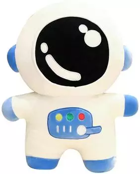 Gerster Astronaut Kuscheltier Pl&uuml;sch 50cm blau