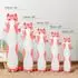 Gerster Kawaii Katze Plüschkissen lang, rosa, 130CM