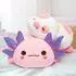 LuxusKollektion Axolotl Plüschtier lila Ohren, 33CM