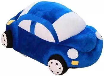 Gerster Kuscheltier Auto Käfer 35cm, blau