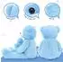 LuxusKollektion Teddybär XXL 100cm mit kleinem Bären, blau, 2er-Set