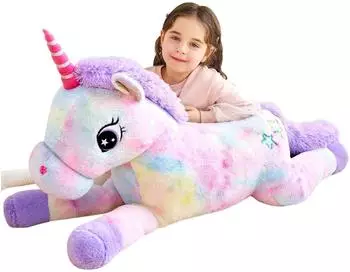 Gerster Einhorn Kuscheltier, Plüsch, 110cm