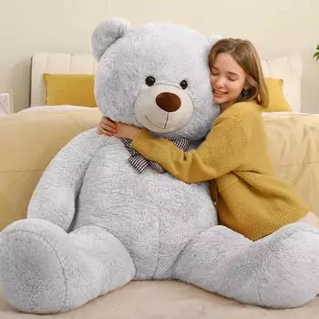 LuxusKollektion Riesen Teddyb&auml;r 140cm XXL, grau
