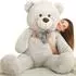 LuxusKollektion Riesen Teddybär 140cm XXL, grau