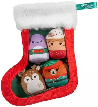 Jazwares Micromallows Weihnachtsstrumpf mit 4 Micromallows (SQMM0264)