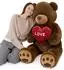 LuxusKollektion Riesen-Teddybär mit Herz 