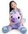 LuxusKollektion Einhorn Plüschtier Regenbogen blau/lila 110cm