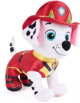 Spin Master PAW Patrol Dino Movie Marshall Deluxe Pl&uuml;sch 25cm mit Ger&auml;uscheffekten (6076509)