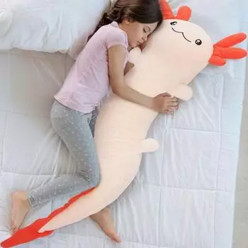 LuxusKollektion Axolotl Pl&uuml;schtier XXL, 122cm (Kuscheltier/Kissen)