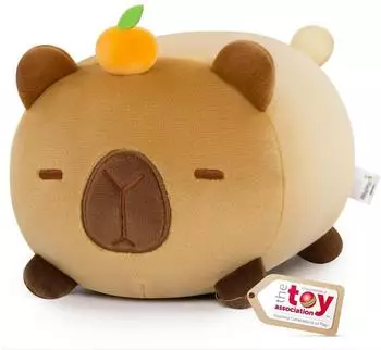LuxusKollektion Capybara Kuscheltier, 40cm, orange