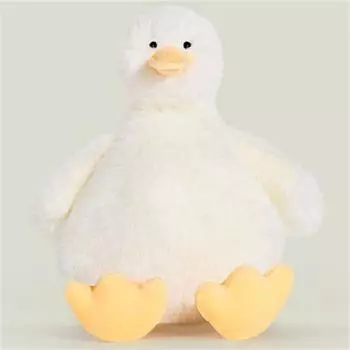 LuxusKollektion Gans Kuscheltier Pl&uuml;sch, wei&szlig;, 30cm