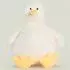 LuxusKollektion Gans Kuscheltier Plüsch, weiß, 30cm
