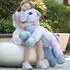 LuxusKollektion Einhorn Kuscheltier XXL 110cm, bunt-blau