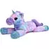 Gerster Einhorn Plüschtier Regenbogen, lila/blau, 80cm