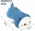 Gerster Hai-Katze Kuscheltier, Kawaii, blau, 30cm
