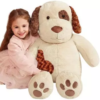 Gerster Kuscheltier Hund 78cm, braun (Welpe)