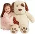 Gerster Kuscheltier Hund 78cm, braun (Welpe)