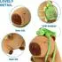 Gerster Capybara mit Schildkröte Kuscheltier kawaii 25cm