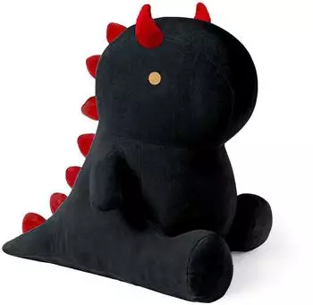 LuxusKollektion Dinosaurier Kuscheltier Kissen kawaii, schwarz, 45cm