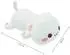 LuxusKollektion Katze Plüschtier weiß 65cm