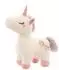 Gerster Einhorn Plüschtier bunte Mähne, weiß, 40cm