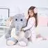 Gerster Elefant Kuscheltier grau 100cm