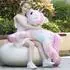 LuxusKollektion Einhorn Kuscheltier XXL, rosa, 110cm