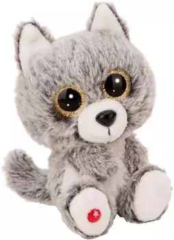 NICI Wolf Wynne 15 cm schlenkernd, Kuscheltier grau