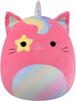 Jazwares Squishmallows SQCR10455 - Sienna, rosa Caticorn 50 cm