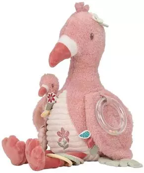 Little Dutch Stoff Activity Kuscheltier Flamingo Flora - Safari Friends