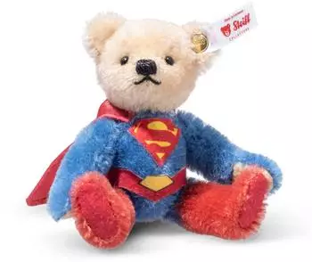 Steiff Pl&uuml;schfigur Mini Teddyb&auml;r Superman 10 cm