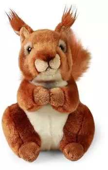Teddys Rothenburg Kuscheltier Eichh&ouml;rnchen braun 23 cm