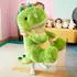 Gerster Dinosaurier Kuscheltier 60cm, grün (Jumbo)