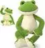Gerster Frosch Kuscheltier XXL, 60cm, grün