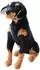 LuxusKollektion Rottweiler Plüschhund, lebensecht, 60cm