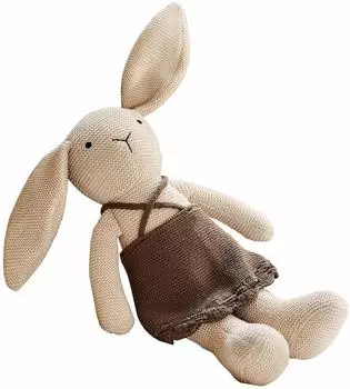 Loberon Flicka Stofftier Hase, beige (24894-3-1)