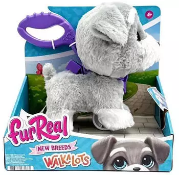 FurReal Friends Walk-A-Lots Schnauzer interaktives Pl&uuml;schtier 23cm (272-28206)